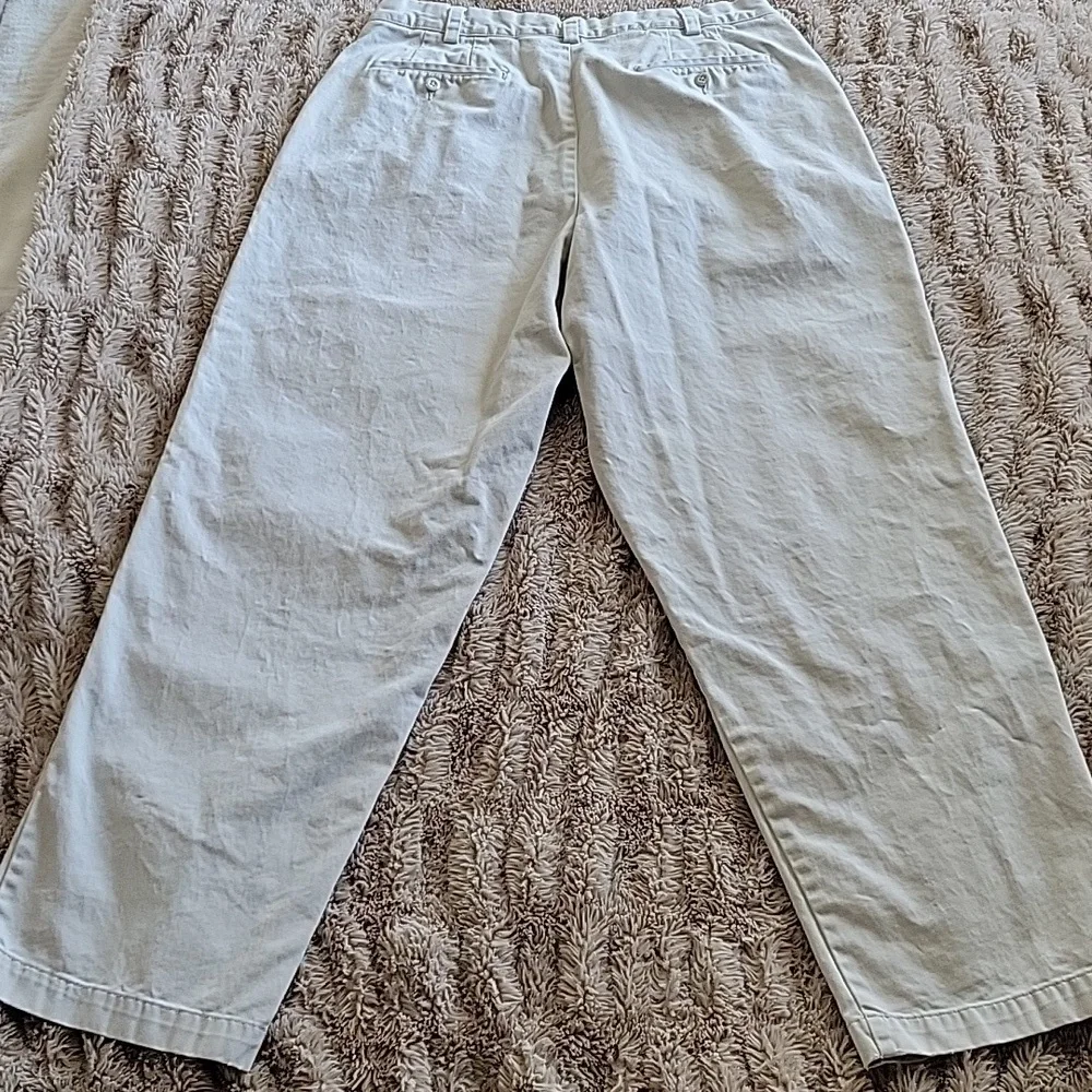 J. Crew Cream Colored Cotton Pants. 36x32